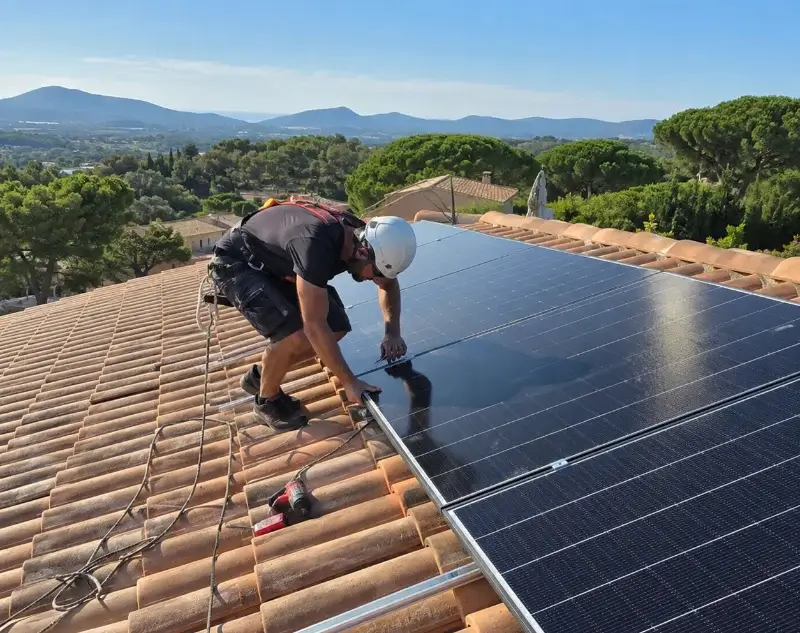 Installateur panneaux solaires Prades-le-Lez — pose photovoltaïque sur toiture